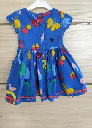 Нарядное летнее эксклюзивное платье на малышку 9-12 месяцев годик два7 фото
