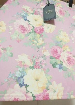 Летняя юбка в цветочный принт из комфортного неопрена4 фото