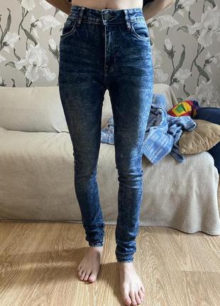 🌸класні джинси skinny на високій посадці🌸6 фото