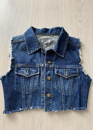 Джинсова Жилетка