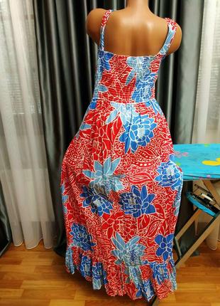 Натуральний сарафан сукня плаття батал великого розміру платье большого размера2 фото
