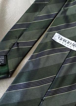 Шовковий галстук від giorgio armani5 фото