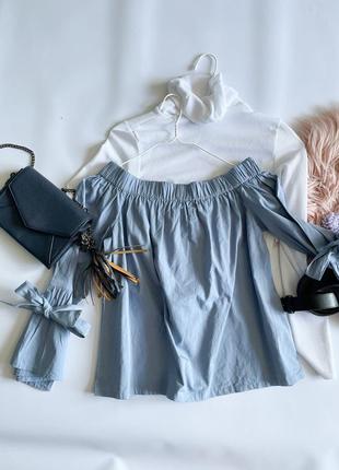 Кофта човник голуба