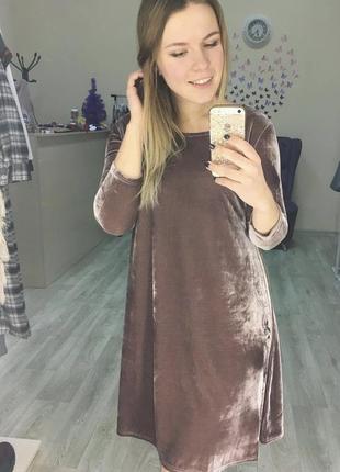 Велюрова сукня 2