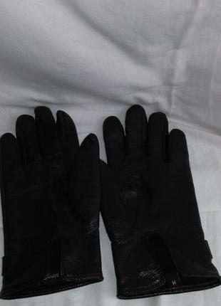 Гарні фірмові чорні рукавички2 фото