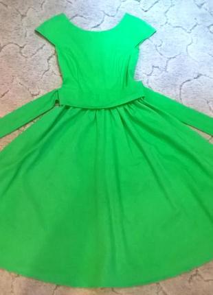 Плаття кольору зелене яблуко1 фото