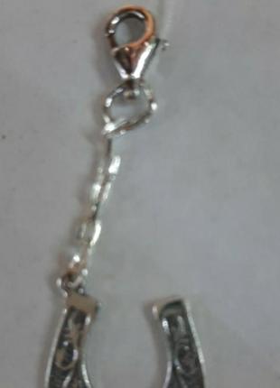 Брелок сувенір підкова на щастя3 фото