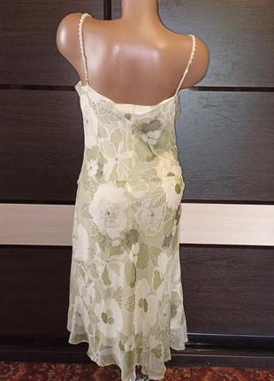 Шёлковое платье-сарафан6 фото