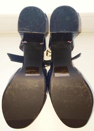 Туфли аниме косплей, лаковые с камнями на устойчивом каблуке, 37 р.10 фото
