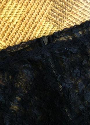 Ошатне чорне плаття з гіпюру topshop ☕ 42-44рр6 фото
