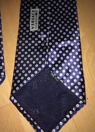 Versace classic v2 шелковый галстук 6
