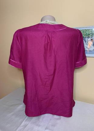 Шелковая блуза marks & spenser4 фото