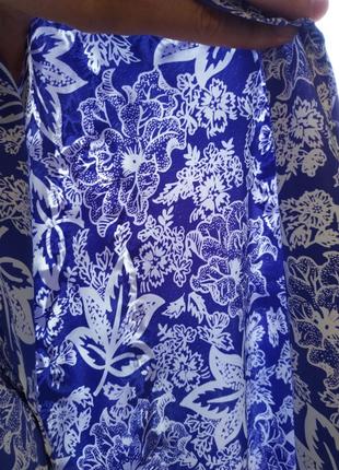 Платье длинное на пуговицах фиолетовое пышное в пол м 38 узор6 фото