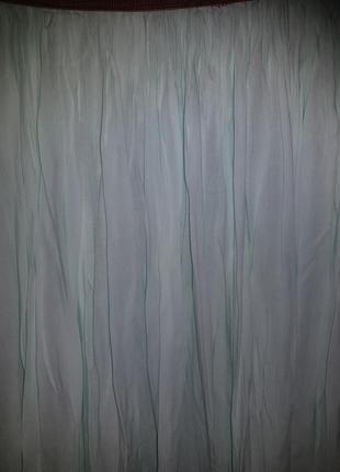Бирюзовая юбка в пол2 фото