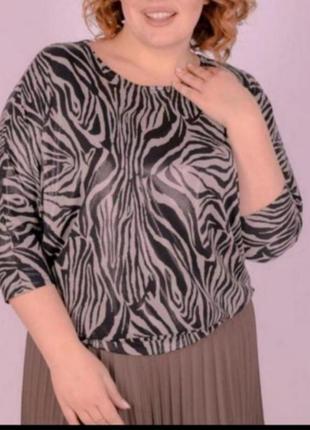 Стильная блуза,кофточка из плотного трикотажа италия1 фото
