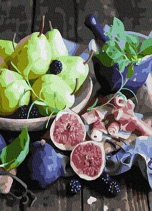 Картина по номерам натюрморт с фруктами 6