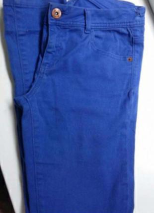 Продам синие джинсы с высокой талией джеггинсы фирменные размер 462 фото