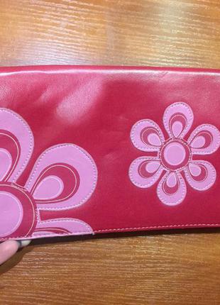 Шкіряний клатч, гаманець, несесер