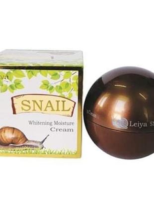 Крем для обличчя на основі равлики leiya snail cream,85g