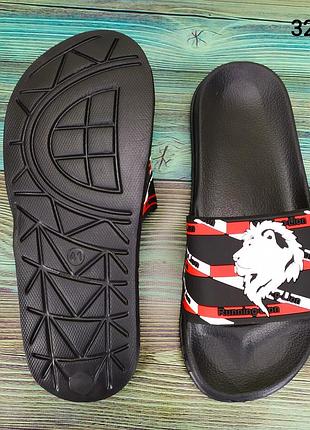 Мужские шлепанцы со львом, сланцы в разных цветах, sanlin7 фото