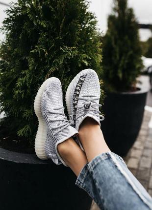 Женские текстильные dior x adidas yeezy boost 3502 фото