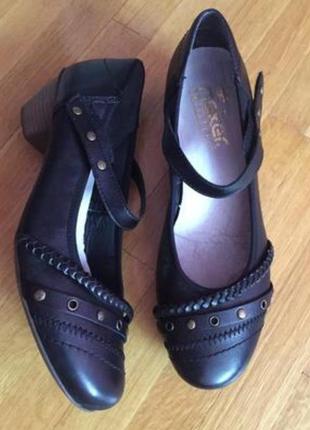 Удобные туфли rieker 38 размер новые легкие туфлі и босоножки9 фото