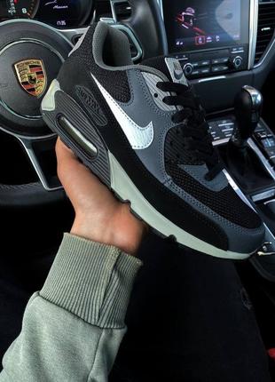 Кроссовки nike air max 90 black grey