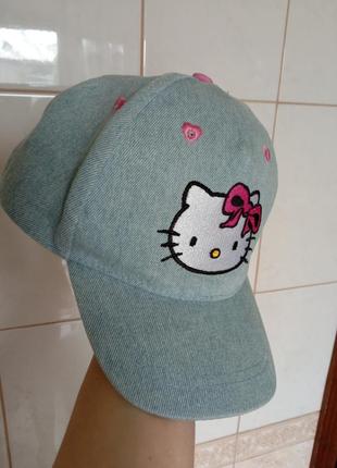 Стильная кепка для девочки hello kitty