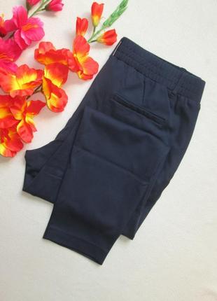 Шикарные брендовые брюки джоггеры темно-синие высокая посадка tom tailor  ❣️❇️❣️9 фото