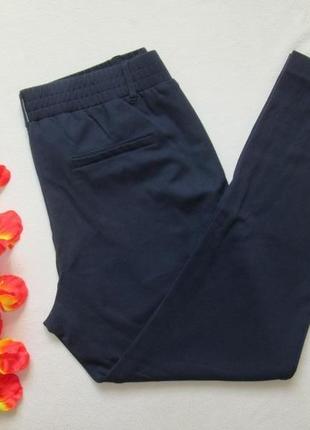 Шикарные брендовые брюки джоггеры темно-синие высокая посадка tom tailor  ❣️❇️❣️8 фото