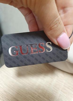 Стеганая бежевая сумка кроссбоди guess4 фото