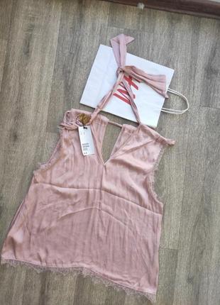 Тор атласний h&m пог: 32 розмір -42 см,34-45,38-49