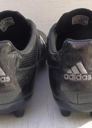 Adidas - кожаные футбольные бутсы, копачки, сороконожки4 фото