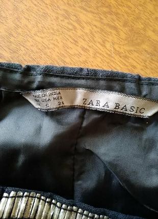 Платье бандо,zara ,расшито поетками,в идеальном состоянии,коттон,с подкладом,индия.5 фото