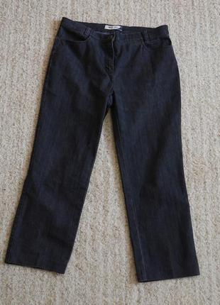 Джинси-брюки-штани чорно-сірі з еластаном на розмір 48-50 toni denim
