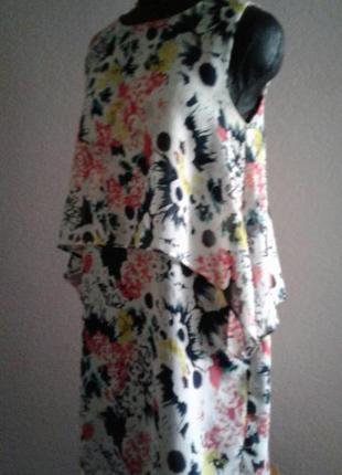Платье с цветочным принтом m2 фото