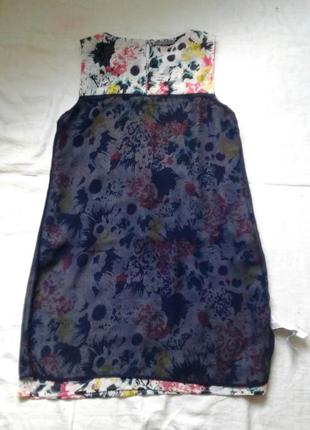 Платье с цветочным принтом m6 фото