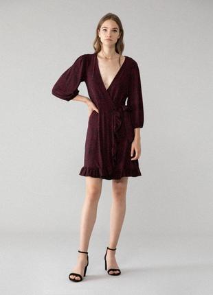 Платье на запах из вискозы