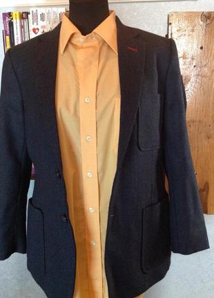 Эксклюзивный пиджак с налокотниками (латками) от amorn's tailors, р 46-48.3 фото