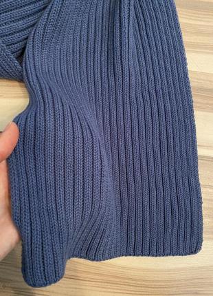 Красивий вязаний шарф з 100% котону🧣21/174 (швеція🇸🇪)3 фото