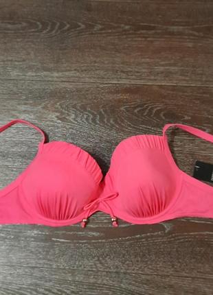 Papaya р. 40 c новий красивий яскравий верх купальника кісточки поролон