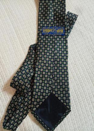 Semper idem швейцарский шелковый галстук5 фото