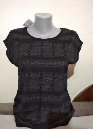 Стильная вискоза футболка yessica, xs