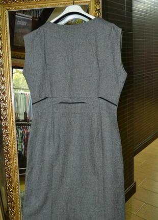 Тёплый шерстяной сарафан xl,бренд b.young,офисный сарафан,платье на работу2 фото