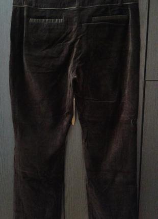 Классные велюровые брюки business, размер 48/20.2 фото