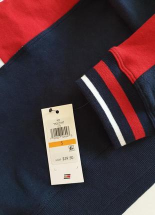 Свитшот женский tommy hilfiger синий с логотипом8 фото