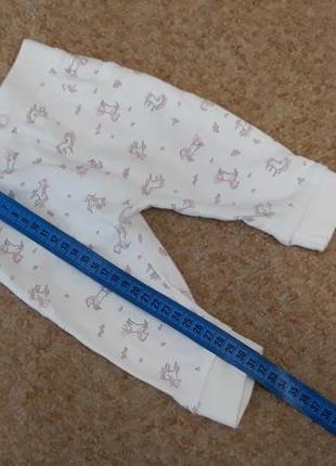 Фирменные  теплые штанишки 3-6мес