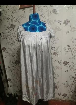 Воздушное шелковое платье