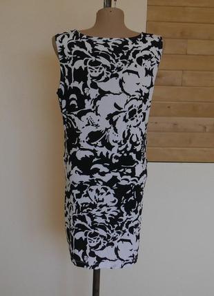 Плаття чорно-біле " масло"  розмір l marella2 фото