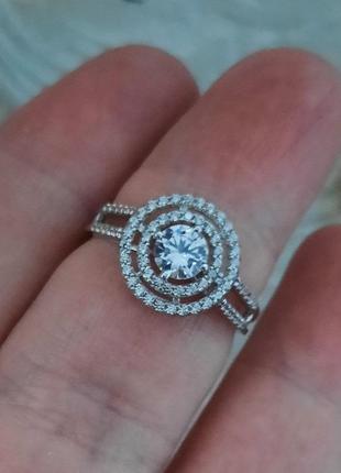 Кольцо серебро, р.17,5